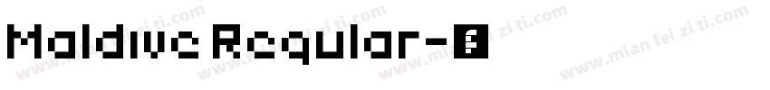 Maldive Regular字体转换